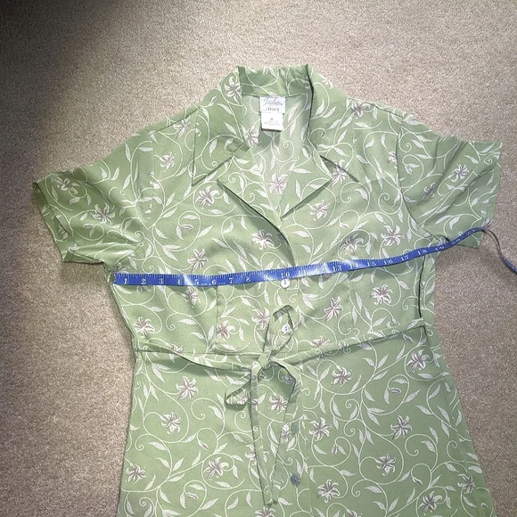 Vintage Floral Dress / Vintage Jaclyn Smith Maxi - Picture 9 of 10